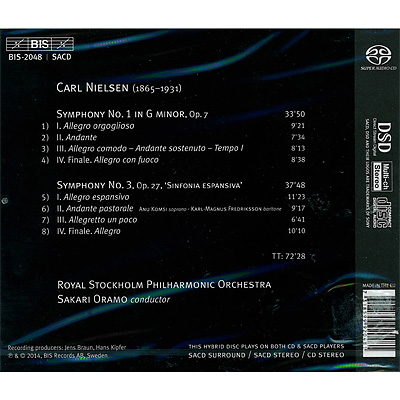 Nielsen Symphony No. 1 & 31