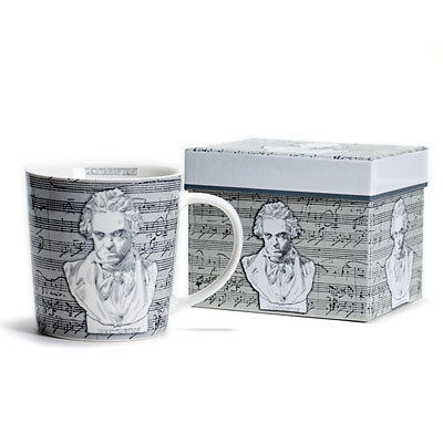 Mug with Beethoven in a Gift box1