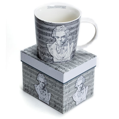 Mug with Beethoven in a Gift box2